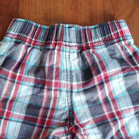 Jumping Beans Red & Brown Plaid Shorts Size 2T - Picture 5 of 5